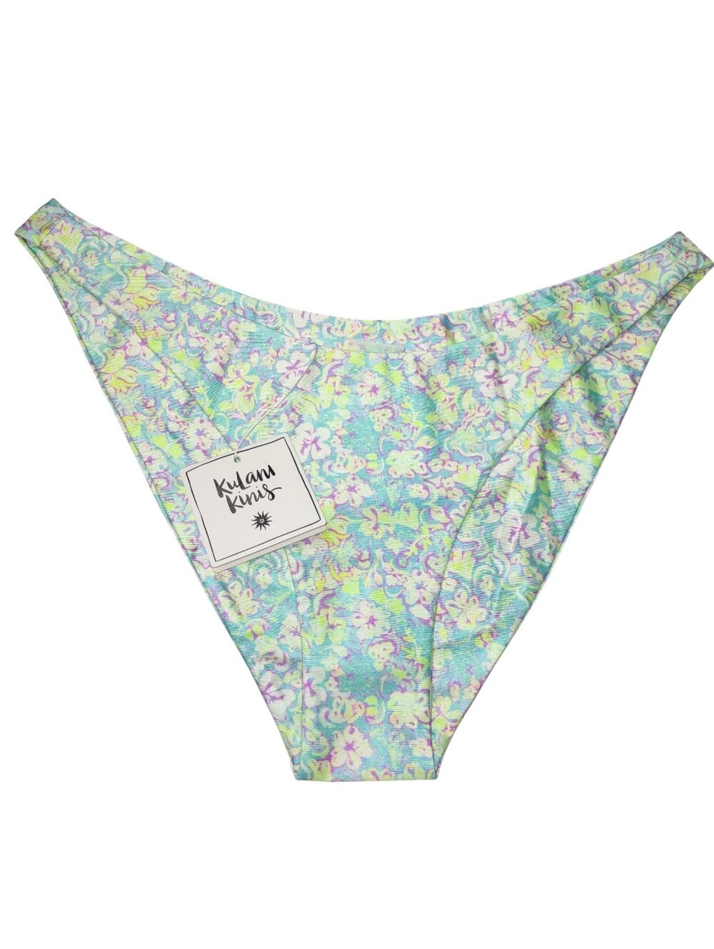 Kulani Kinis 3XL Minimal Full Coverage Bikini Bottom Hibiscus